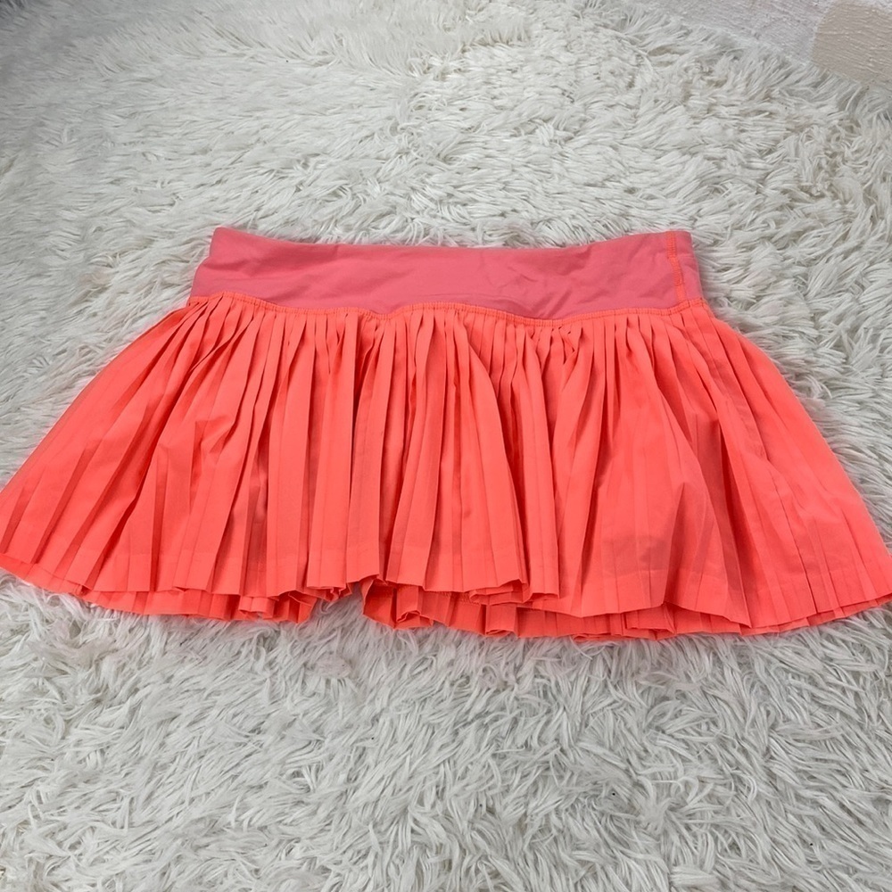 Lululemon Pleat To Street Skirt II Grapefruit
